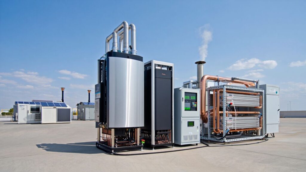 Illustration of future trends in biomass electricity such as SOFC, CHP, and decentralized biomass systems