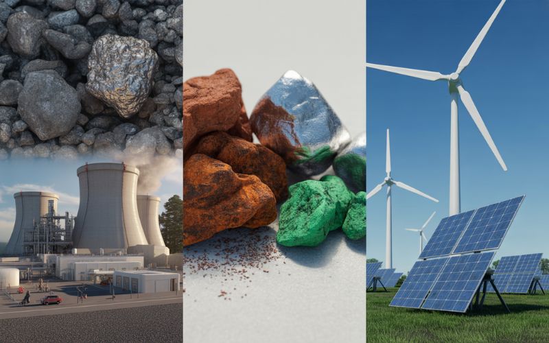 showing-uranium-nuclear-reactor-and-metallic-ores-like-iron-and-copper