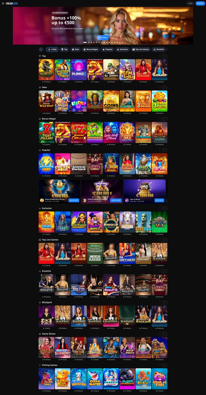 Unlock the Endless Possibilities at Unlimluck Online Casino in the UK - overview